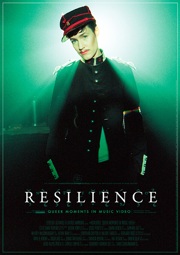 Afiche promocional de la antología de videos “Resiliencia”